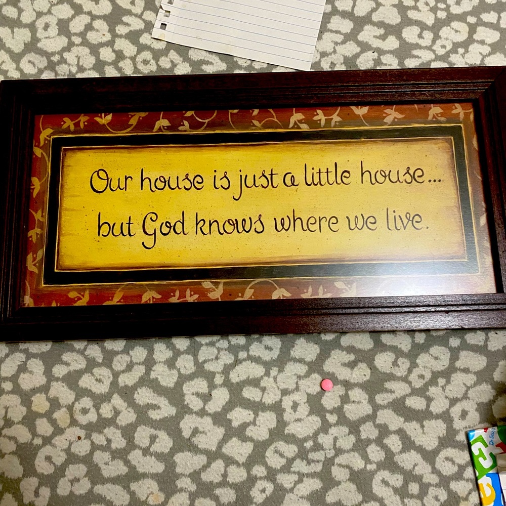 Home & Garden wall deco, gently used